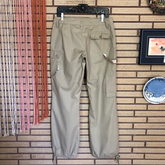 Women's Camel Cargo Pants - Size 9 - Waist 32 - Women's Trousers - Picture 3 of 11